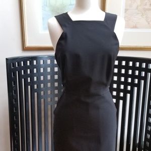 JCrew Black Wool sleeveless dress